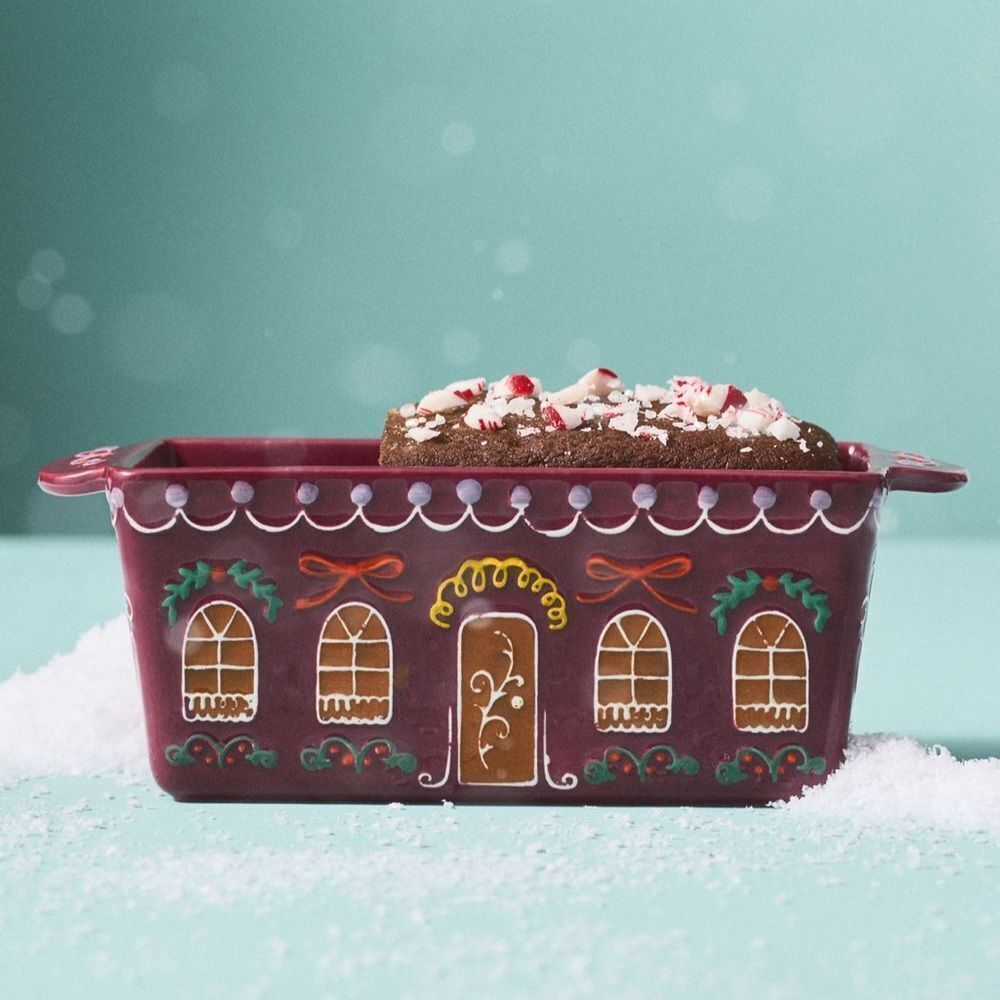 NWT ANTHROPOLOGIE Ginger Mini Loaf Pan Purple New in Box
